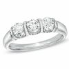 Thumbnail Image 1 of 1 CT. T.W. Diamond Three Stone Ring in 14K White Gold