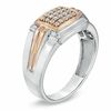 Thumbnail Image 2 of 1/4 CT. T.W. Diamond Anniversary Band in 10K Two-Tone Gold