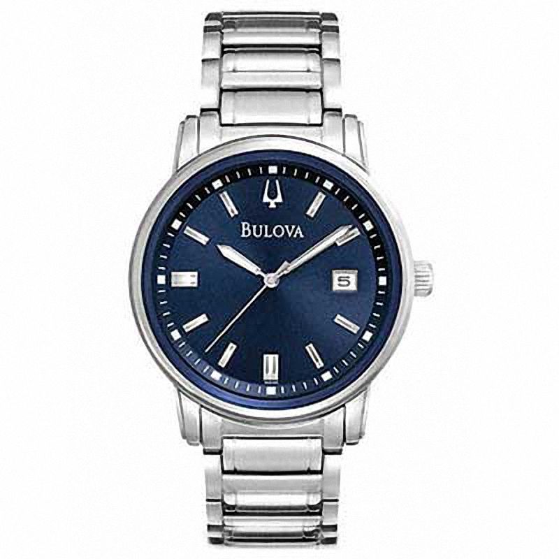 Men's Bulova Highbridge Watch with Blue Dial (Model: 96B160)