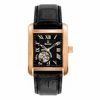 Thumbnail Image 1 of Men's Bulova BVA-Series 160 Automatic Rose-Tone Watch with Rectangular Black Dial (Model: 97A105)