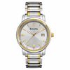 Thumbnail Image 1 of Men's Bulova Highbridge Two-Tone Watch with Silver-Tone Dial (Model: 98B157)