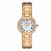 Thumbnail Image 1 of Ladies' Bulova Fairlawn Diamond Accent Rose-Tone Watch with Mother-of-Pearl Dial (Model: 98R156)