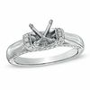 Thumbnail Image 0 of 1/3 CT. T.W. Diamond Semi-Mount in 14K White Gold