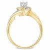 Thumbnail Image 3 of 1 CT. T.W. Marquise Diamond Bypass Bridal Set in 14K Gold