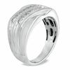 Thumbnail Image 2 of 1/2 CT. T.W. Diamond Double Row Slant Anniversary Band in 10K White Gold