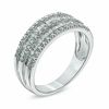 Thumbnail Image 1 of 1/2 CT. T.W. Baguette and Round Diamond Anniversary Band in 10K White Gold