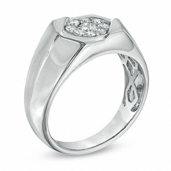 1/2 CT. T.w. Diamond Ring in 10K White Gold