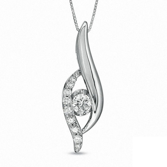 Sirena™ Eyes 1/2 CT. T.w. Diamond Pendant in 14K White Gold