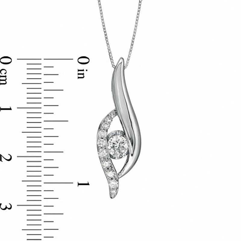 Sirena™ Eyes 1/2 CT. T.W. Diamond Pendant in 14K White Gold