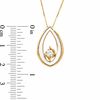 Thumbnail Image 2 of Sirena™ White Eyes 1/7 CT. Diamond Solitaire Pendant in 14K Gold with White Enamel