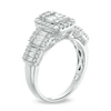 Thumbnail Image 1 of 1 CT. T.W. Multi-Baguette Diamond Frame Ring in 14K White Gold