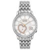 Thumbnail Image 1 of Ladies' Citizen Eco-Drive® Desire Diamond Accent Watch with Hearts and White Dial (Model: EV1000-58A)