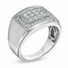 Thumbnail Image 2 of 1 CT. T.W. Diamond Frame Ring in 10K White Gold