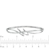 Thumbnail Image 1 of 1/3 CT. T.W. Diamond Fashion Wrap Around Bangle in Sterling Silver