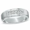 Thumbnail Image 1 of 1/4 CT. T.W. Diamond Five Stone Band in 14K White Gold