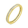 Thumbnail Image 3 of Ladies' 1/2 CT. T.W. Diamond Eternity Channel Set Wedding Band in 14K Gold