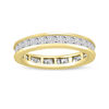 Thumbnail Image 0 of 2 CT. T.W. Princess-Cut Diamond Eternity Channel Set Wedding Band in 14K Gold