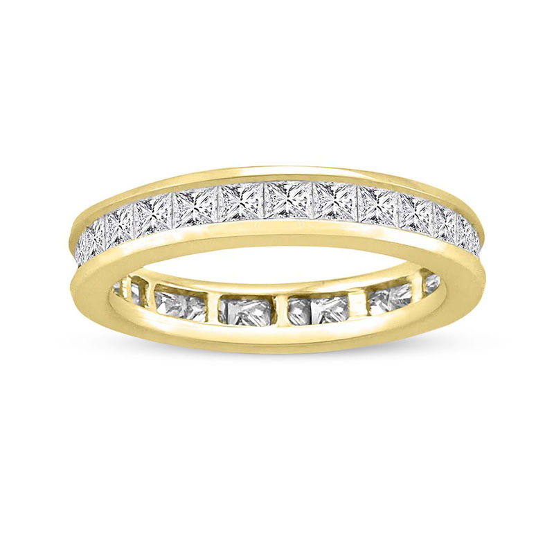 2 CT. T.W. Princess-Cut Diamond Eternity Channel Set Wedding Band in 14K Gold