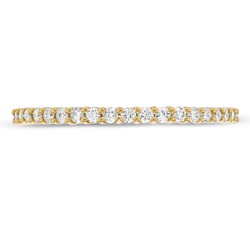 Main Image 4 of 1/2 CT. T.W. Diamond Eternity Wedding Band in 14K Gold