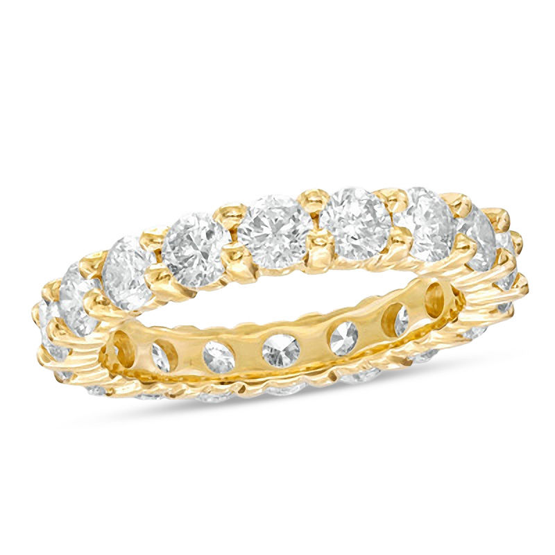 Main Image 1 of 3 CT. T.W. Diamond 4.0mm Eternity Band in 14K Gold