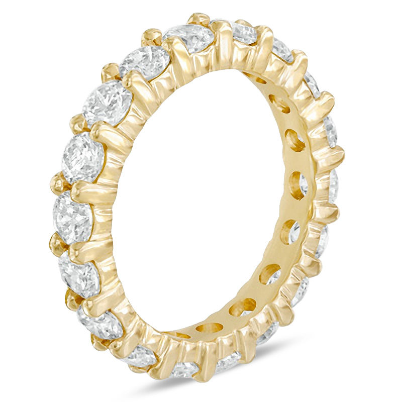 Main Image 2 of 3 CT. T.W. Diamond 4.0mm Eternity Band in 14K Gold