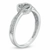 Thumbnail Image 2 of Diamond Accent Heart Ring in 10K White Gold