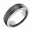 Thumbnail Image 1 of 7.0mm Comfort Fit Textured Cobalt Wedding Band - Size 10