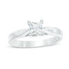 Thumbnail Image 0 of Celebration Ideal 1/2 CT. Princess-Cut Diamond Solitaire Engagement Ring in 14K White Gold (I/I1)