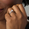 Thumbnail Image 1 of Celebration Ideal 1/2 CT. Princess-Cut Diamond Solitaire Engagement Ring in 14K White Gold (I/I1)
