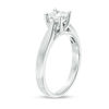 Thumbnail Image 2 of Celebration Ideal 1/2 CT. Princess-Cut Diamond Solitaire Engagement Ring in 14K White Gold (I/I1)