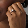 Thumbnail Image 2 of Celebration Ideal 3/4 CT. Princess-Cut Certified Diamond Solitaire Engagement Ring in 14K White Gold (J/I1)