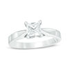 Thumbnail Image 1 of Celebration Ideal 1 CT. Princess-Cut Certified Diamond Solitaire Engagement Ring in 14K White Gold (I/I1)