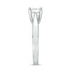 Thumbnail Image 4 of Celebration Ideal 1 CT. Princess-Cut Certified Diamond Solitaire Engagement Ring in 14K White Gold (I/I1)