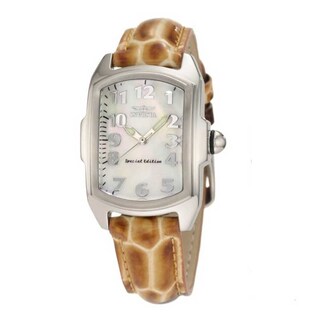 Invicta Special Edition Watch with Gold brown Face and Strap Set Lupah RARE INVICTA LUPAH 1028 SPECIAL EDITION QUARTZ GOLD FACE  main image 2