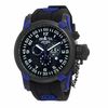 Thumbnail Image 1 of Men's Invicta Russian Diver Chronograph Strap Watch with Black Dial (Model: 10180)