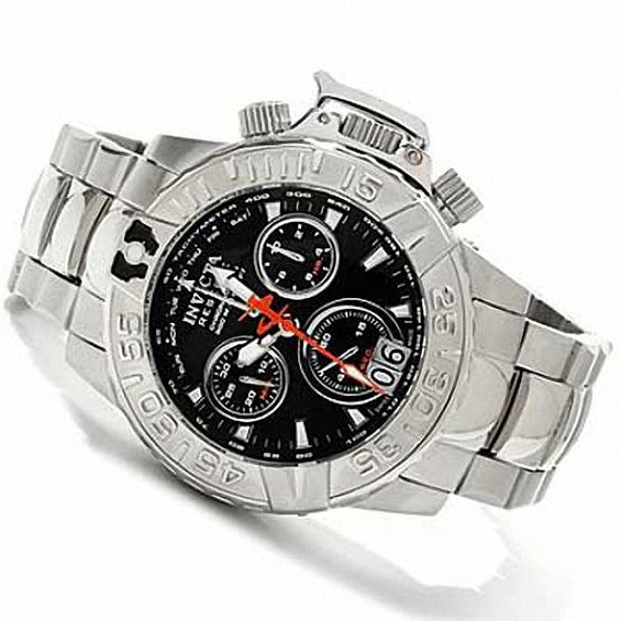 Men's Invicta Subaqua Chronograph Watch with Black Dial (Model: 10646)
