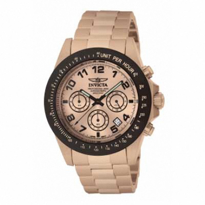 Main Image 1 of Men's Invicta Speedway Chronograph Rose-Tone Watch with Rose-Tone Dial (Model: 10705)