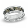 Thumbnail Image 1 of Men's 9.0mm Realtree AP® Camouflage Inlay Comfort Fit Titanium Wedding Band - Size 10