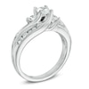 Thumbnail Image 1 of 1 CT. T.W. Diamond Past Present Future® Slant Ring in 14K White Gold