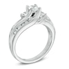 Thumbnail Image 2 of 1 CT. T.W. Diamond Past Present Future® Slant Ring in 14K White Gold