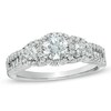 Thumbnail Image 1 of 1-1/5 CT. T.W. Diamond Past Present Future® Ring in 14K White Gold