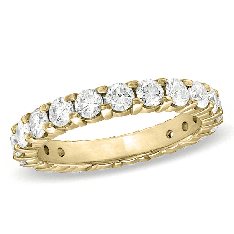 2 CT. T.W. Certified Diamond Eternity Wedding Band in 18K Gold (G/SI2
