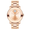 Thumbnail Image 0 of Ladies' Movado Bold®Crystal Accent Rose-Tone Watch (Model: 3600086)