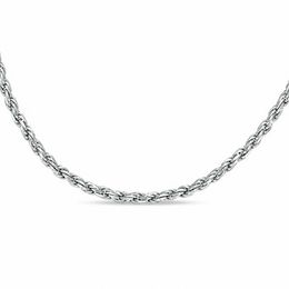 Cuban Chain Necklace in Sterling Silver 