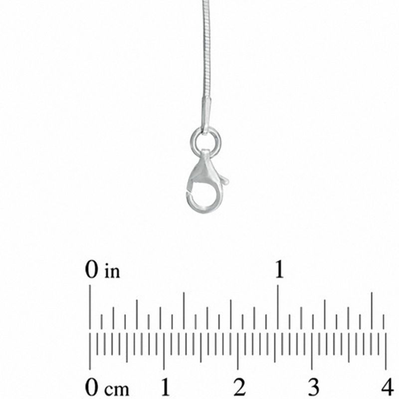 Ladies' 1.1mm Snake Chain Necklace in Sterling Silver - 16"