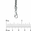 Thumbnail Image 1 of Ladies' 2.25mm Wheat Chain Necklace in Sterling Silver - 22"