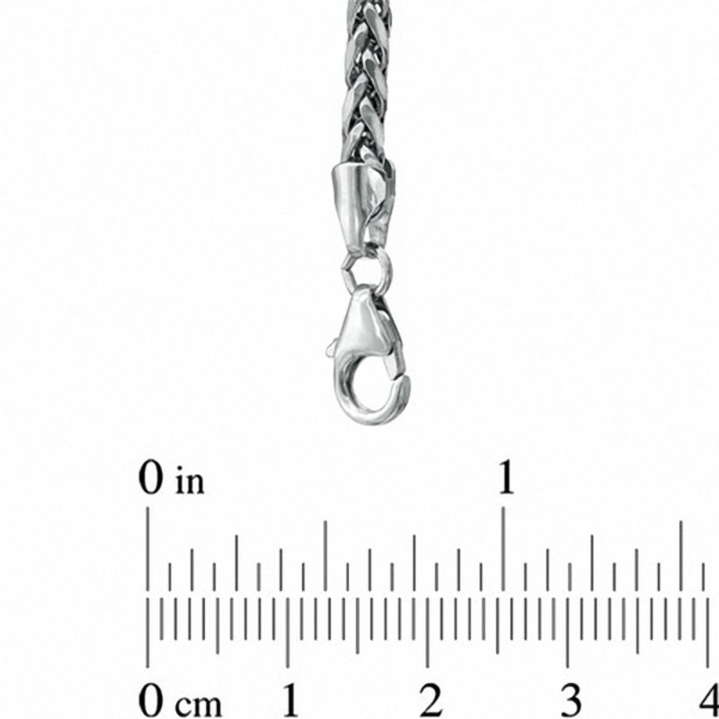 Ladies' 2.25mm Wheat Chain Necklace in Sterling Silver - 22"