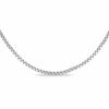 Thumbnail Image 1 of Ladies' 1.1mm Box Chain Necklace in Sterling Silver - 18"
