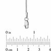 Thumbnail Image 2 of Ladies' 1.1mm Box Chain Necklace in Sterling Silver - 18"