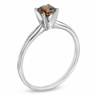 1 2 Ct Enhanced Red Diamond Solitaire Engagement Ring In 14k White Gold Zales 1 2 Ct Enhanced Red Diamond Solitaire Engagement Ring In 14k White Gold Zales